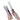 Hair straightener and curling iron held by a hand on a white background