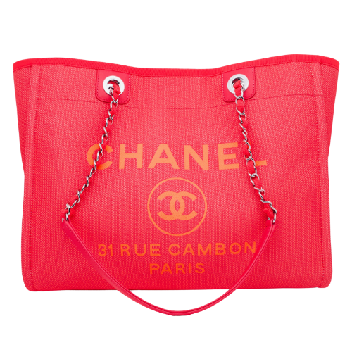 Pink and Orange Medium Tote by Chanel