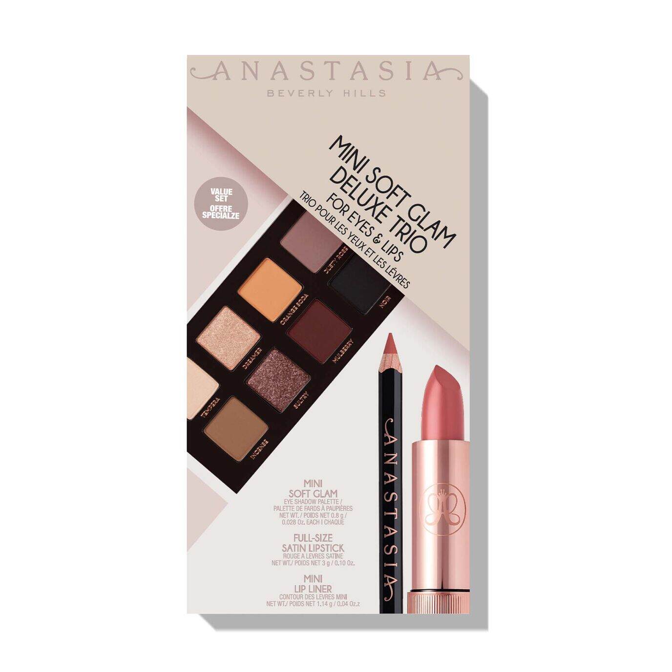 Anastasia Soft Glam Eyeshadow Palette & Lips Set