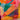 Multicolored Silk Twill Scarf - Be in the Pink
