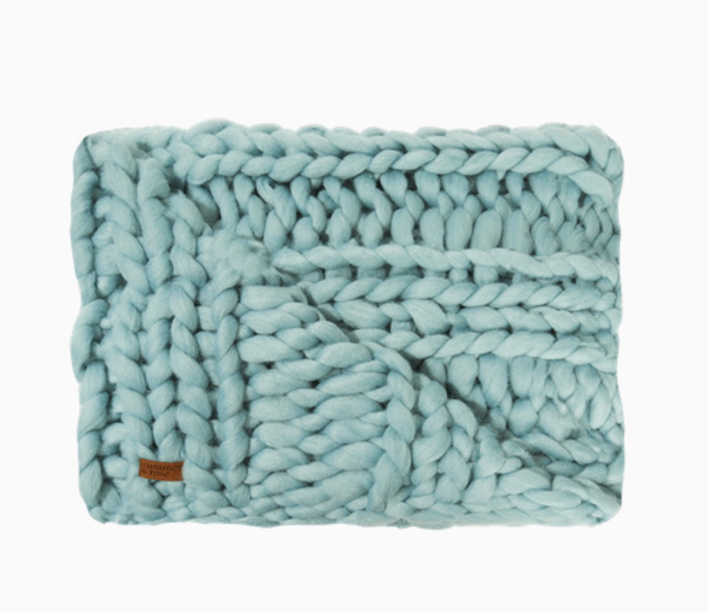 Mia Knitted Chunky Throw Blanket