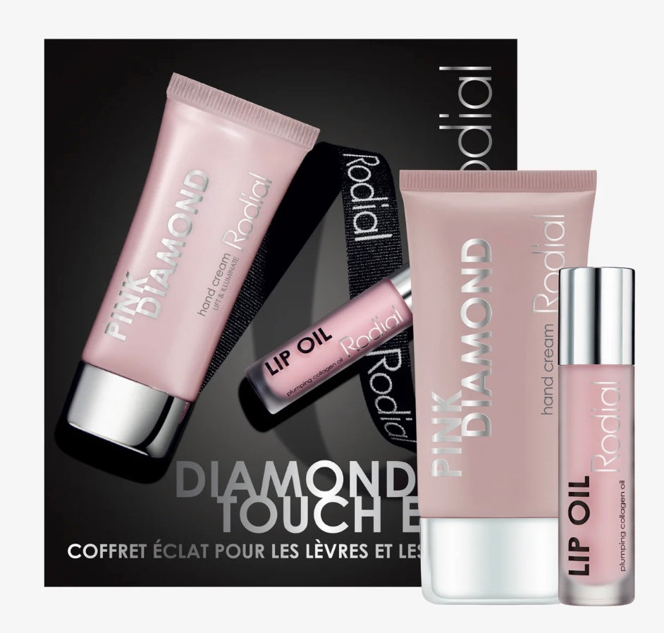 RODIAL Diamond Touch Kit with Hand Cream & Lip Oil