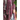 Person wearing a patterned scarf with a blurred background