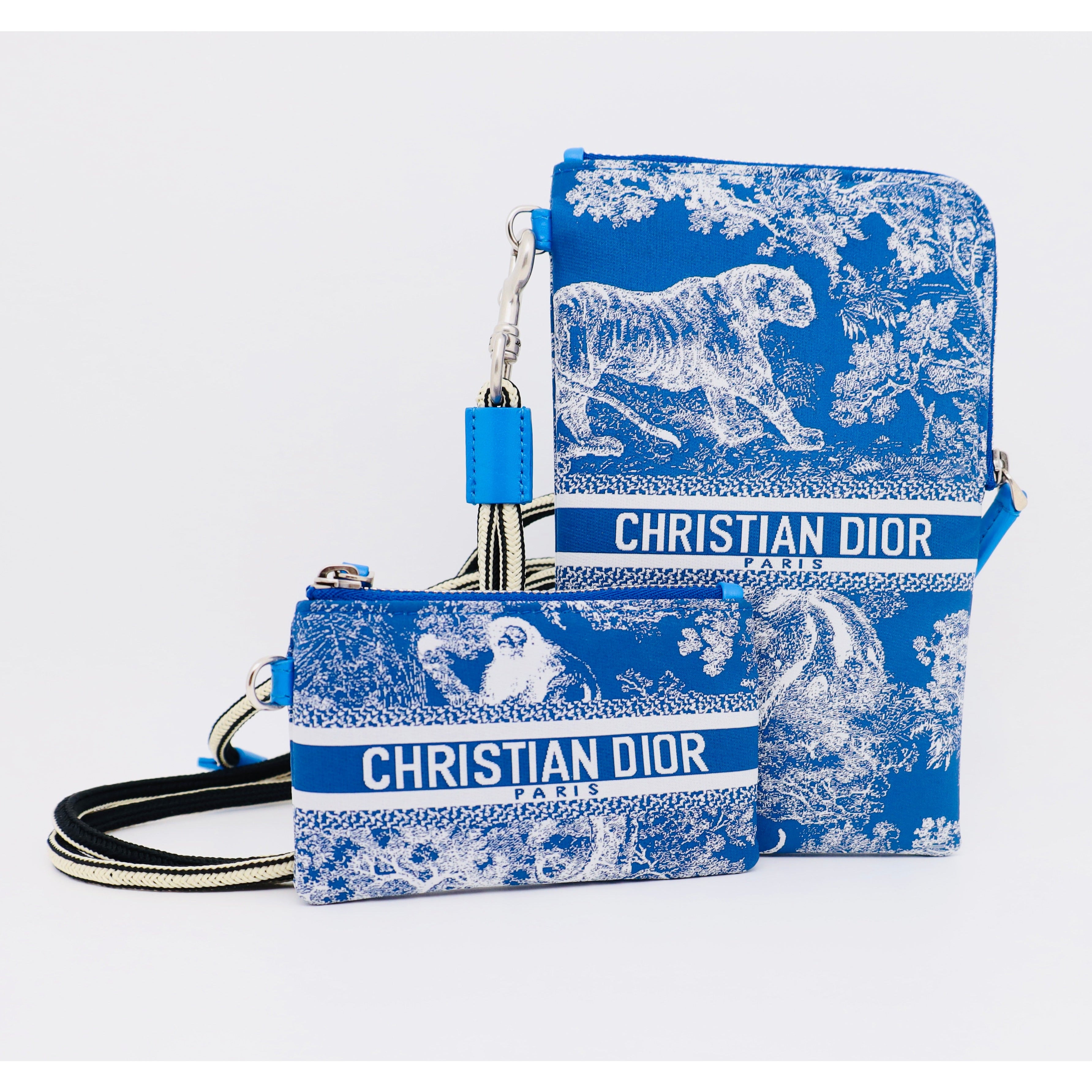 Christian Dior Blue Travel Set
