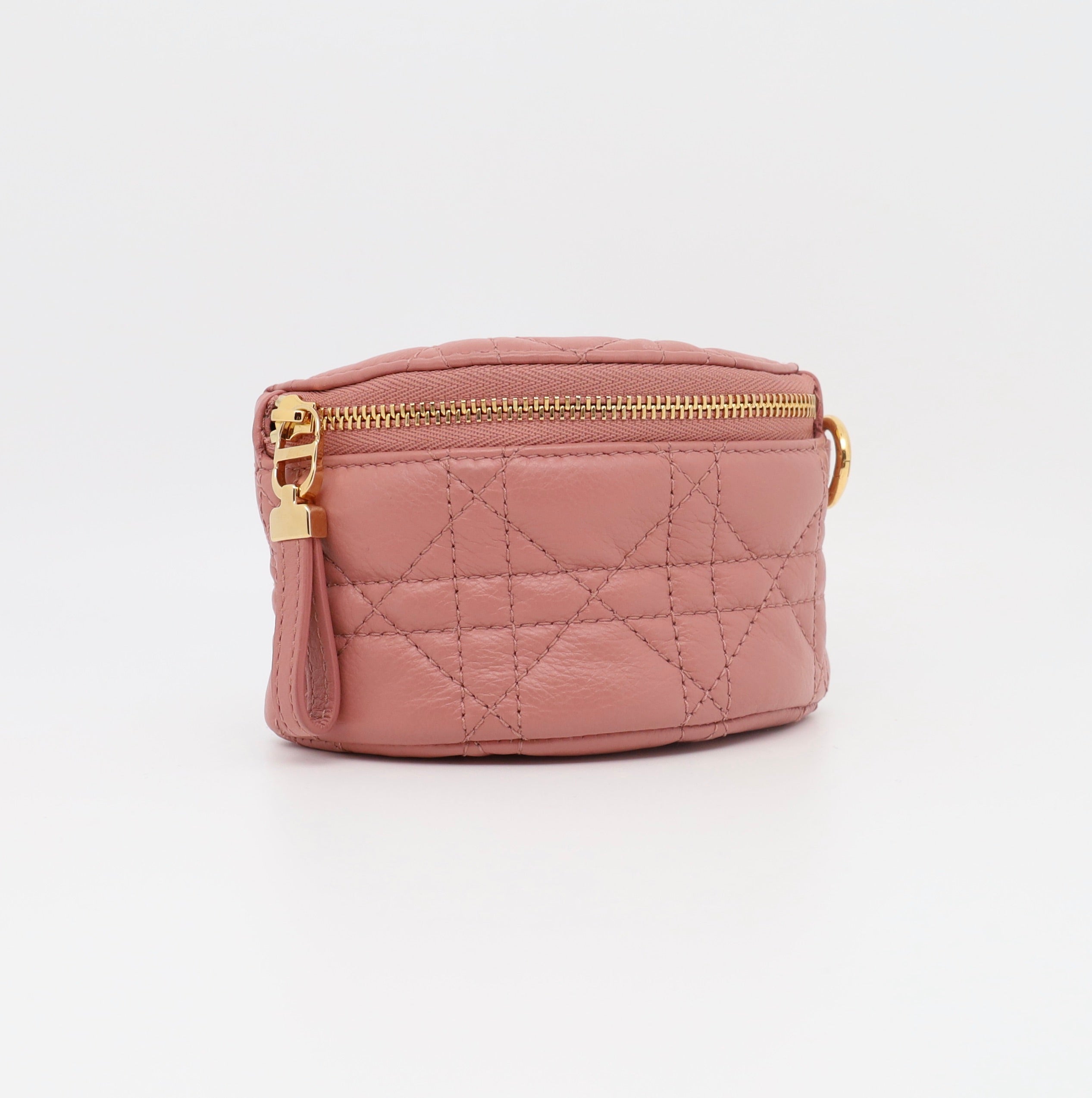 Half Moon-Shaped Pouch in Deep Nude (Pink)