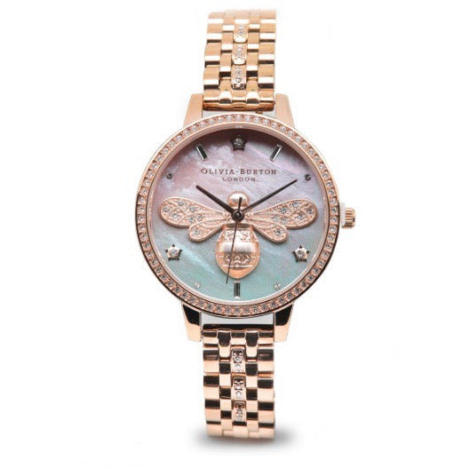 Sparkle Bee Ombre & Rose Gold Watch