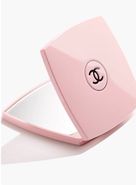 chanel double compact mirror