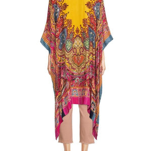 Paisley High-low Kimono