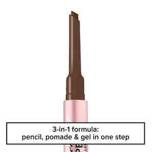 Pomade in a Pencil Brow Shaper and Filler