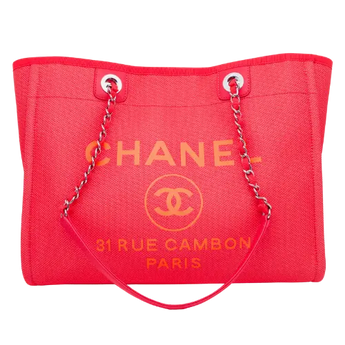 CHANEL トートバッグ 31 RUE CAMBON PARIS Chanel - Pink Tote with Orange 31 Rue Cambon Lettering – Be