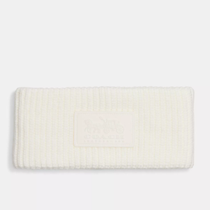 Knit Headband with Rubber Patch
