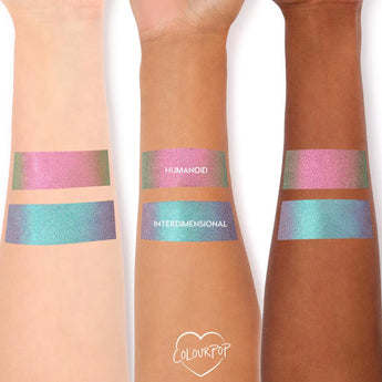 ColourPop x Stranger Things The Monster Chrome Liquid Eyeshadow Duo - Be in the Pink