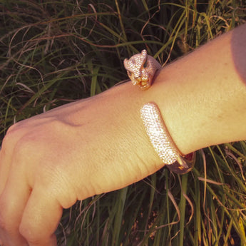 Panther Cuff Bracelet - Be in the Pink