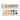 Makeup palette with various colored shades on a white background