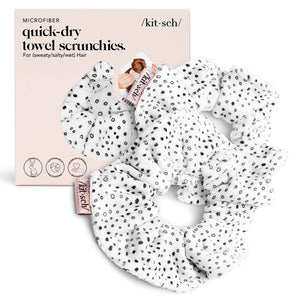 Microfiber Towel Scrunchies (Micro Dot) - Be in the Pink