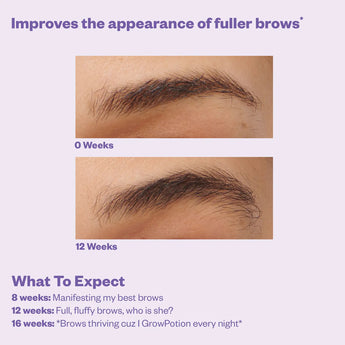 GrowPotion Fluffy Brow + Lash Boosting Serum - Be in the Pink