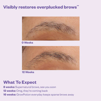 GrowPotion Fluffy Brow + Lash Boosting Serum - Be in the Pink