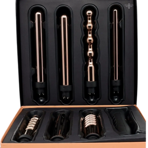 Rose Gold Titanium 7-in-1 Curling Wand - Be in the Pink