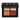 NARS four-pan eyeshadow palette with a black case, shown open against a white background. The shades include shimmery gold, shimmery light peach, shimmery orange, and matte purple red.