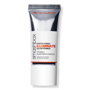 Smashbox Photo Finish Illuminate Glow Primer tube on a white background