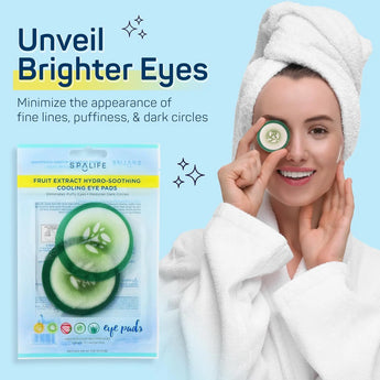 Cucumber Hydro-Soothing Cooling Eye Pads - Be in the Pink