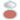 Compact blush with a mirror on a white background