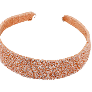 Multi-Shape Thick Rose Gold Choker