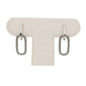 Paperclip Chain-Link Drop-Earrings