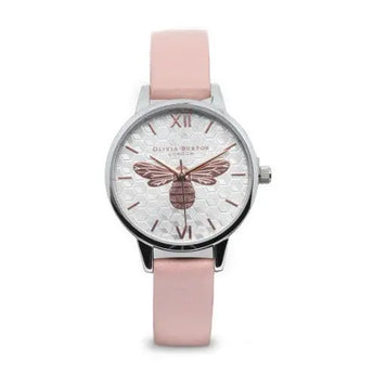 Olivia Burton Sparkle Bee Hive Rose Gold Watch - Be in the Pink