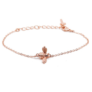 Rose Gold Bee Bracelet By Ted Baker - Be in the Pink