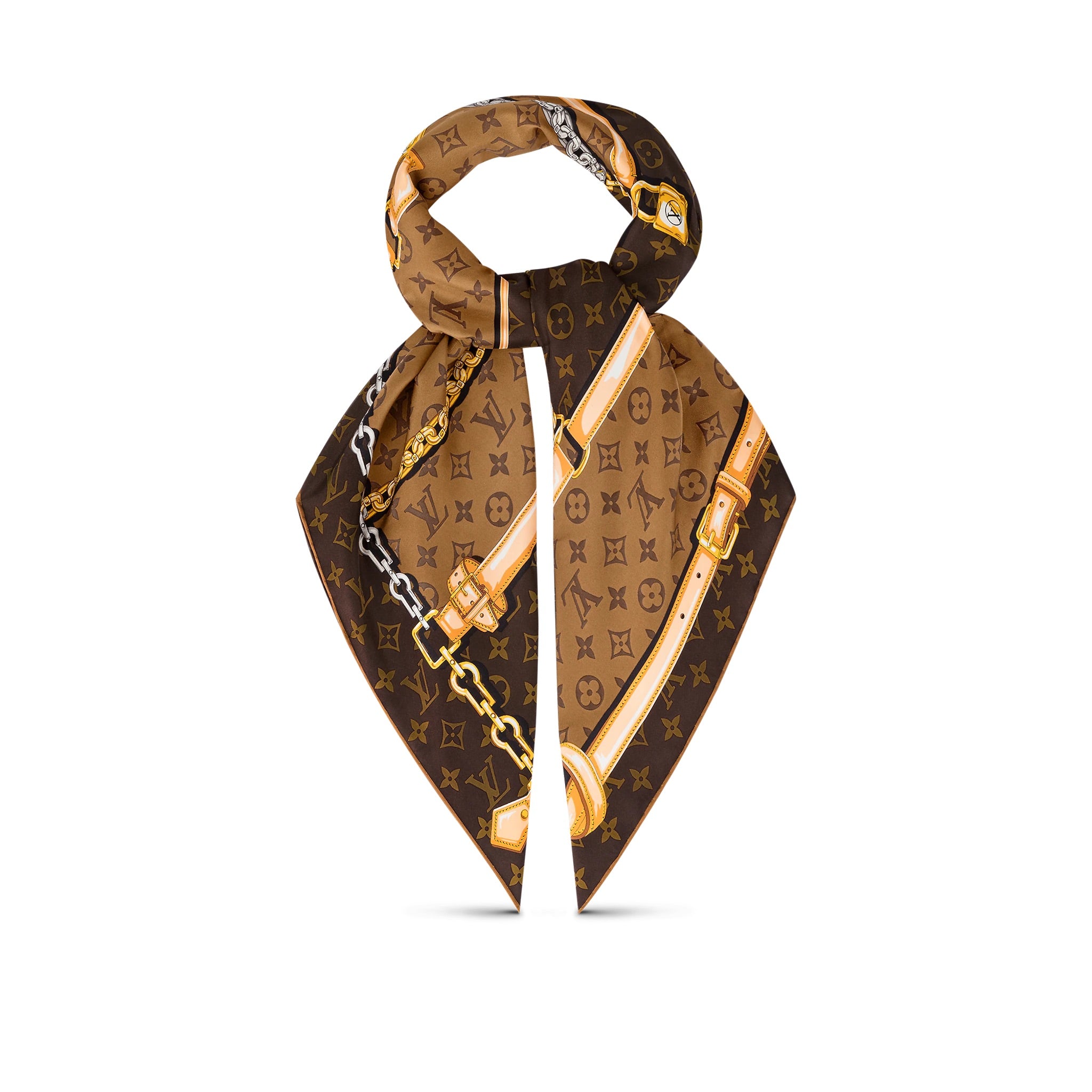 Louis Vuitton Monogram Confidential Square Scarf – Be in the Pink