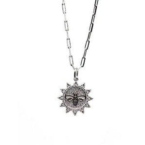 Be Bold - Silver & Diamonds Bee-Inspired Pendant & Necklace